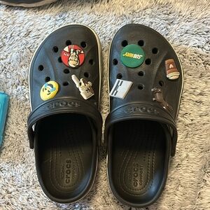 Big boy Crocs size 1~with jibbets